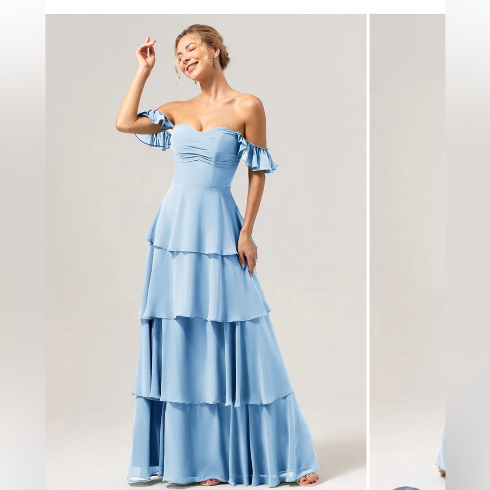 Blue Bridesmaid Dress